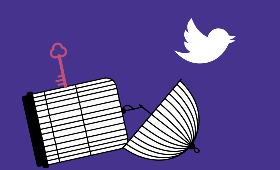 Fugl flyver ud af et bur