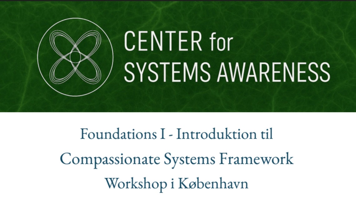 Workshop: Foundations I - Introduktion til Compassionate Systems Framework